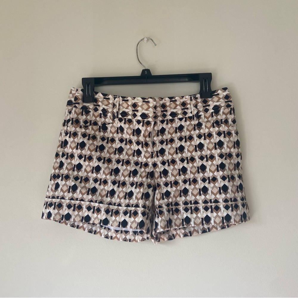 White House Black Market Geometric Shorts (2)